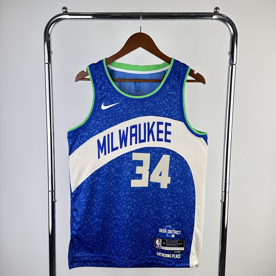 Milwaukee Bucks NBA Jersey-11